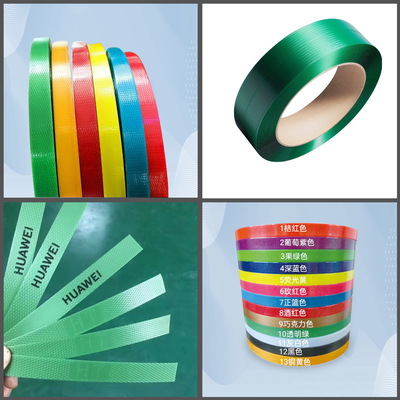 PET-staalband, milieuvriendelijk PET-staalband, hoge treksterkte, lengte 200-4500 m