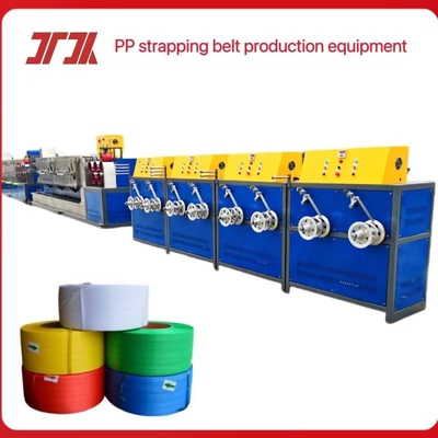 Productielijn voor hogesnelheidsplastiekmachines 5-19 mm PP-banden PP-extruder voor PLC-besturing