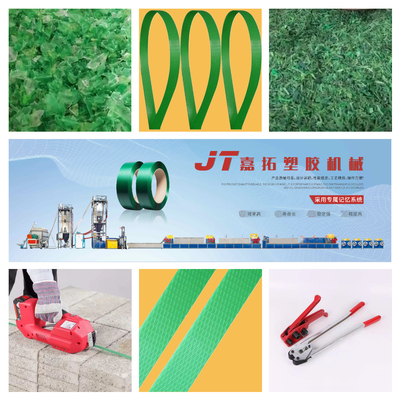 Verpakking Automatische groene polyester plastic bandrol voor huisdieren voor gebruikte kledingballes