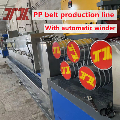 5-19 mm PP-band-extrusielijn met GUOMAO-versnellingsbak en automatische winder