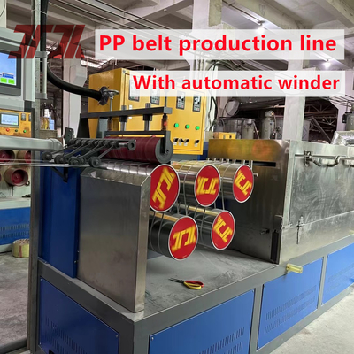 Schneider Electrical PP-band-extrusielijn met automatische en handmatige winder