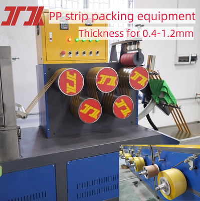Efficiënte PP-stropband-extrusielijn voor industriële stropbandstrengte ≥ 350 N/mm