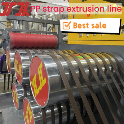 Automatische PLC-gestuurde PP-bandproductiemachine met non-stop wisselaar