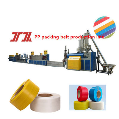 Plastic Machinery PP Strapping Production Line PLC Control System, uitgerust met automatische servo wrapping machine