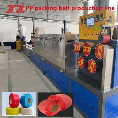 Productielijn voor hoogwaardige kunststofmachines voor PP-banden Servo-verpakkingsmachine met een breedte van 5-19 mm