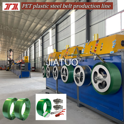 Productieapparatuur voor kunststofmachines en -machines PET-besturing voor kunststofbanden van staal 9-32 mm breed