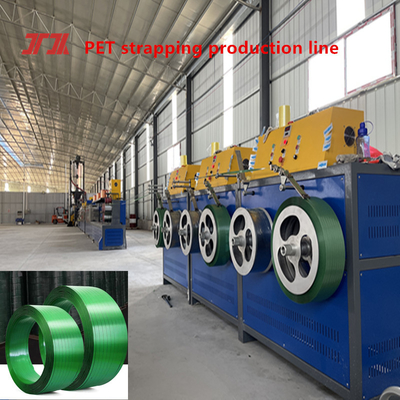 Plastic Machinery PET Plastic Steel Strapping Productielijn met 9-32 mm breedte