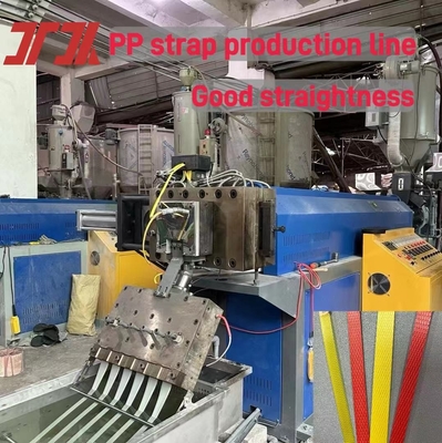Eenvoudige/dubbele schroef plastic PP-verpakkingsgordelproductielijn met ISO/SE