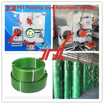 Productieapparatuur voor PET-plastiekbanden met PLC-besturingssysteem Servo-opwikkelmachine 200-600 kg/uur