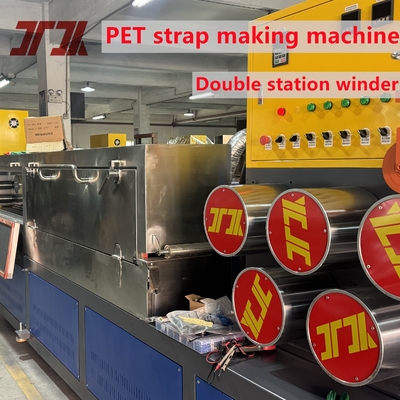 Double Station Winder 100% gerecycled huisdier productie machine met goede flexibele riemen