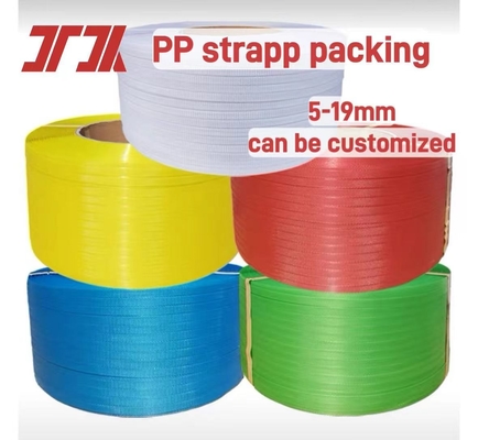 Eco-vriendelijke 5 mm breedte PP-verpakkingsgordel met duurzame en langere lengte en spanning ISO CE