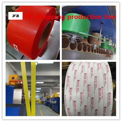Geavanceerde PP-bandenproductielijn PP-extruder PP-bandenapparatuur voor servo-opwikkelmachine