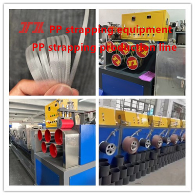 PLC-besturingssysteem Productielijn voor PP-verpakkingsbanden extruder met non-stop-veranderende snelheid 300 m/min