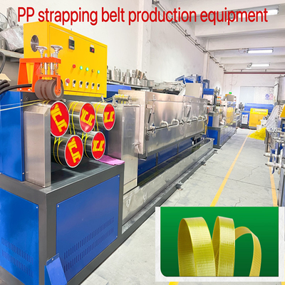 Levering PP-plastiek-extruder PP-bandapparatuur PP-verpakkingsapparatuur voor PLC-besturingssysteem