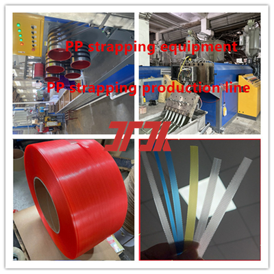 100% recycle materiaal PP verpakkingsband machine met PLC-besturingssysteem en automatische winder