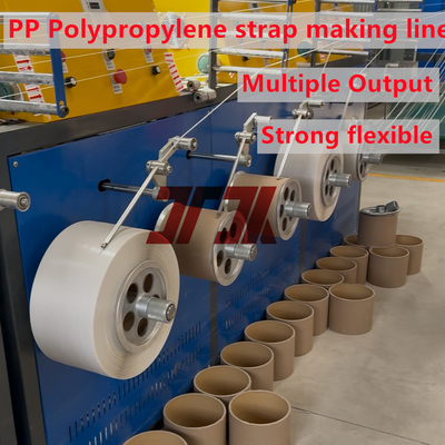 Hoogwaardige intelligente PP-bandenproductielijn PP-plastiekbandenapparatuur voor met automatische wikkelmachine