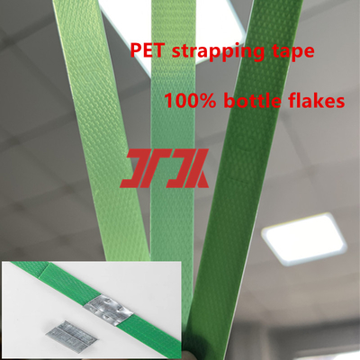 Sterk gespannen groen geïmprimeerd polyester palletband voor huisdieren