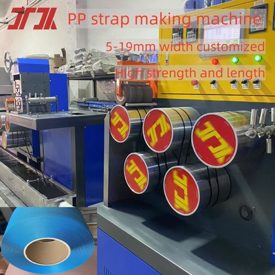 Breedte 5-19 mm Karton Verpakkingsgordel PP band maken machine met PLC-besturing