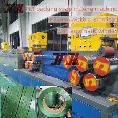 Gepersonaliseerde grootte huisdier plastic verpakkingsband maken machine met volledig automatische winder
