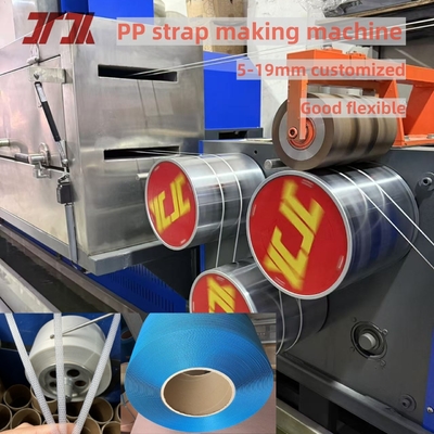 Plastic Extruder 5-19mm PP Packing Belt Strapping Band Extruder Productielijn met PLC-besturingssysteem