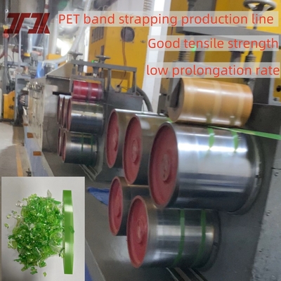 Machine voor het maken van PET-banden met een enkel schroef met dubbele uitgang en automatisch PLC-besturingssysteem