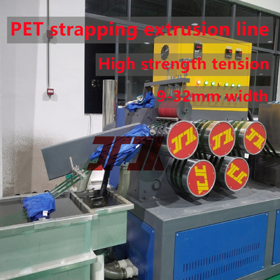 480-500 kg/h Capaciteit PET-banden 4 Uitvoer extrusie machine met chemische vezel filters 3,5m2 Filtratiegebied
