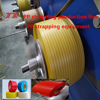 Volledig automatische winder 5-19 mm aangepaste PP band maken machine gebruik voor karton hout verpakking print logo