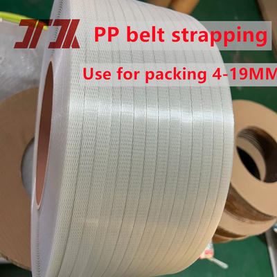 Plastic Embossed PP Strapping Belt Extrusion Machine Maak polypropyleen PP Strapping met goede flexibiliteit