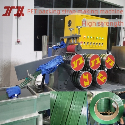 Machine voor het maken van PET-banden voor het verpakken van zware vracht met een hoge precisie die-heard en PLC-besturingssysteem