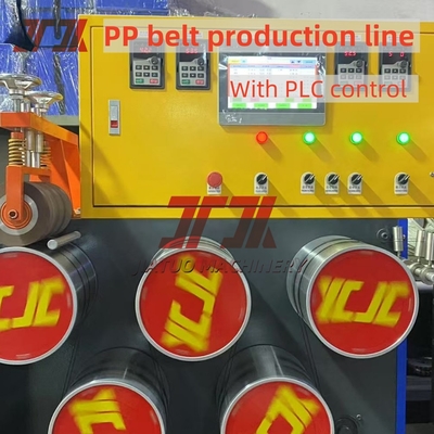 Plastic extruder PP bandmachine PP bandproductieapparatuur PP bandproductielijn met PLC-besturingssysteem