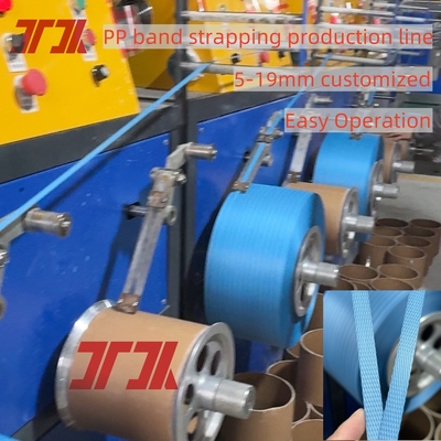 800 kg/h Pp Strapping Band 12straps Output Making Machine met hoogwaardige extrusie en precieze matrijskop