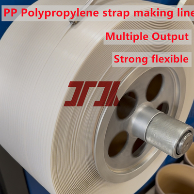 100% gerecycled materiaal met behulp van PP band maken machine met automatische winder 5-19mm breedte aangepast
