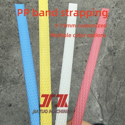 5 mm >6000m Semi-virgin Recycle Polypropyleen Plastic PP Band Strapping Belt Voor Verpakking