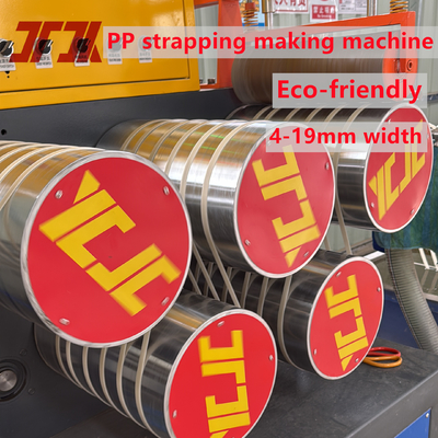 5-19 mm breedte aangepaste PP plastic bandmachine met PP band gebruik automatische machine of handmatige en PLC-besturingssysteem