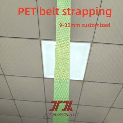 5-32 mm breed Plastic PP PET Strapping Band Extrusion Machine met automatische PLC en hoge spanningssterkte