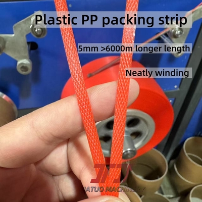 Bakstenen kartonnen Verpakking PP band Extrusie lijn met automatische wikkelmachine maken lange lengte banden