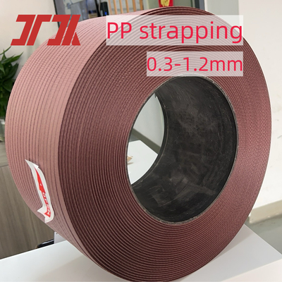 Duurzame flexibele PP plastic band polypropyleen verpakkingsgordel met 5-19 mm breedte op maat