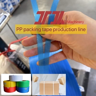 Productielijn voor kunststofmachines PP-bandbanden PP-banden van kunststof PP-banden van 100% PP-recycled polypropyleen