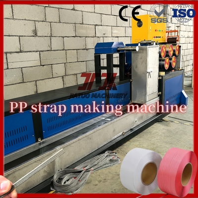 Automatische 100kw PP bandmachine 5-19mm bandrol vervaardiging met PLC-besturing