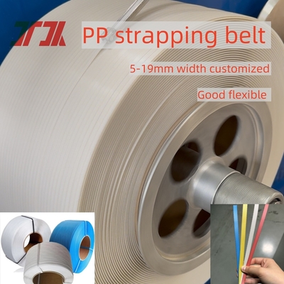 Verschaffing van 5-19 mm PP-band voor het aanspannen van PP-polypropyleenband voor het aanspannen van automatische banden voor een hoge plasticiteit