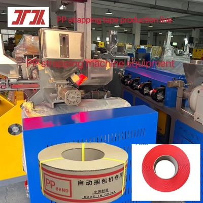 Hoge snelheid extruder 5-19mm PP verpakkingstape productielijn PP omsnoeringsapparatuur voor lage uitval en eenvoudige bediening