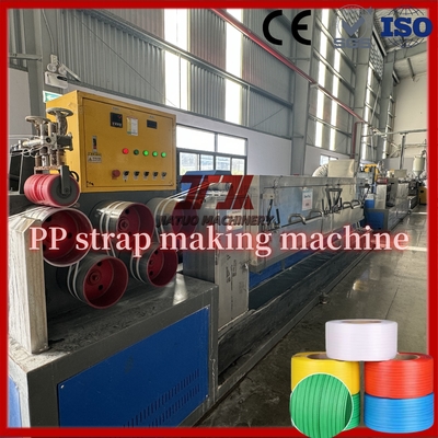 PP Kunststof Extruder 5-15 mm PP Band Productielijn PP Band Apparatuur Met 45KW Siemens Motor