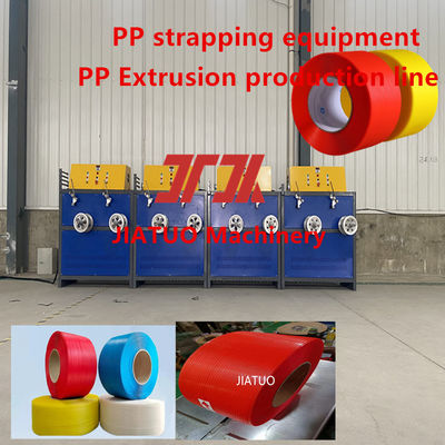 PP Plastic Extruder 5-19 mm PP Strapping Productielijn PP Strapping Apparatuur Met 55KW GUGAO Motor