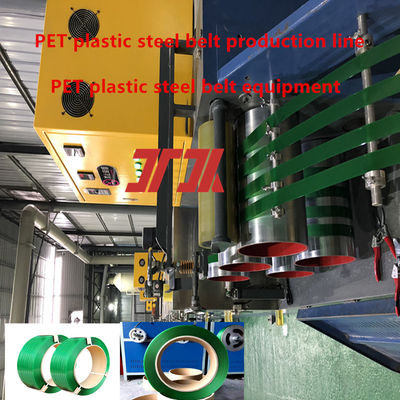 100% Gerecycled Materiaal PET-band Productielijn met Precisie Vorm- en Embossmachine