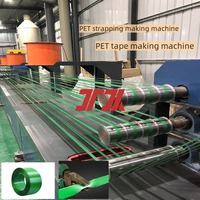9-32mm Kunststof Verpakkingsband Extrusielijn Met Groot Filter 3.5m2 En PLC Besturing