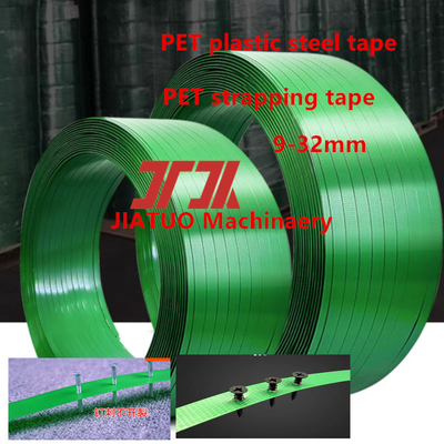 16 - 19 mm Groen Gedrukt PET-band Polyester Polyethyleen Stalen Gordel Goed recht