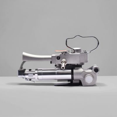 Handmatige pneumatische PET-PP-bandmachine zonder boor voor pallet groot kartonnen hout