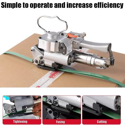 Hoge snelheid pneumatische bandmachine automatische PP PET bandmachine voor warm smelt binding