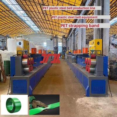 Automatische PET-bandproductiemachine met grote 4,5 m2 filter en 5000L ontvochtigingsvat