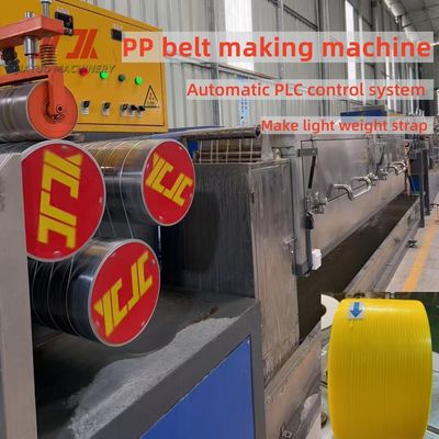 Volautomatische PP-bandmachine met PLC-besturing en automatische oproller 5-19mm